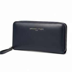 EUC Black Adrienne Vittadini Charging Zip Around Wallet Wristlet!